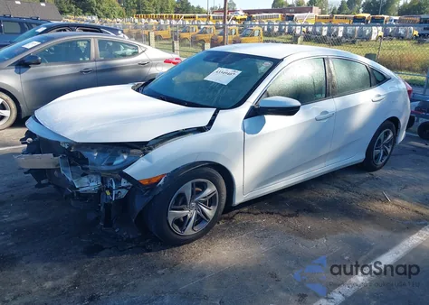 2019 Honda Civic Lx из США, поврежденный, VIN 2HGFC2F68KH552743